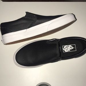 Black Vans Sneakers (Never Worn)